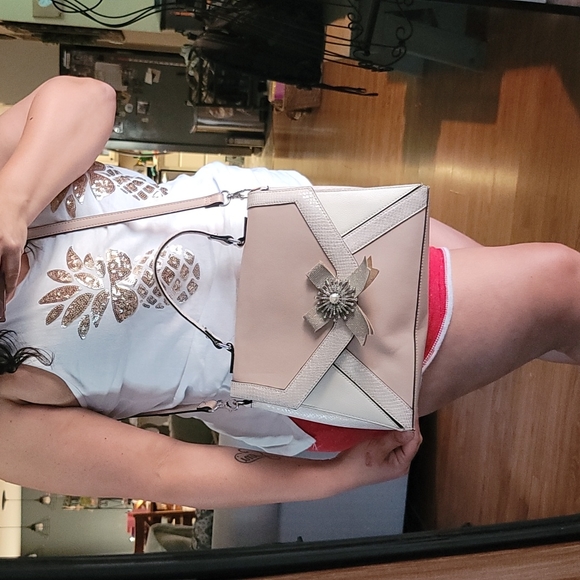 Aldo Jeweled pink crossbody handbag - Picture 8 of 17